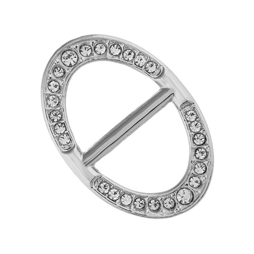 Scarf clamp rhinestone clips - ,