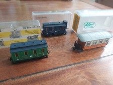 3 Wagons HOe , un Liliput et deux Egger-bahn dans leur boites
