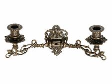 Bougeoir Chandelier Laiton Fusion De Piano 2 Flammes Baroque Classique