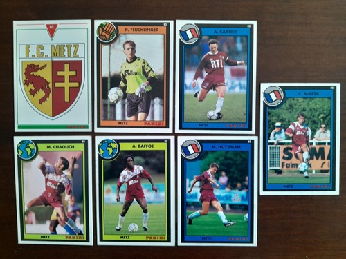 Lot cartes panini metz - lot, 7