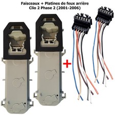 Reparation Faisceau + Platine Feu Feux Arriere Gauche Droit Clio 2 (2001-2006)