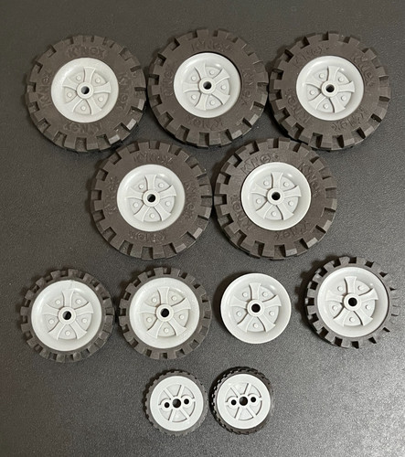 Knex wheels small medium - wheels,