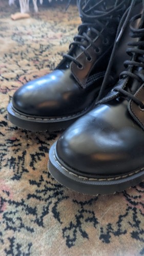 Solovair black shine eye - hi-shine, 11