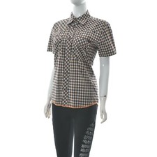 Chemise western à deux poches Nudie Jeans pour femmes manches courtes boutonn...