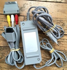 ALIMENTATION SECTEUR + CÂBLE VIDÉO OFFICIELS NINTENDO WII PAL EURO RVL-002 & 009