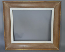 Cadre bois patine satiné 61,5x53,5 cm feuillure46x38 cm - 8F C704