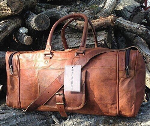 Sac voyage nuit - homme, cuir
