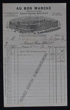 Facture PARIS 1891  AU BON