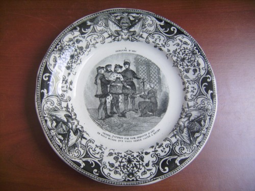 Ancienne assiette dessert - ancienne,