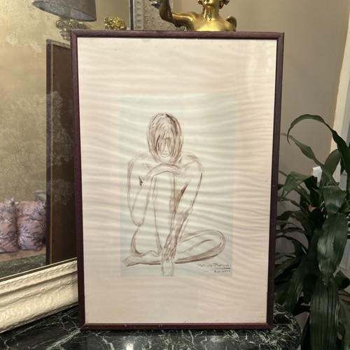 Tableau dessin ancien signée - ancien,