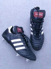 Vintage Adidas Beckenbauer Cup Shoes Made in France Mens 41 Leather Soccer 90s