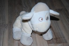 Doudou peluche vache beige
