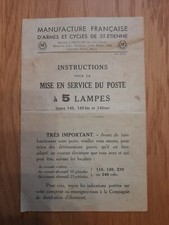 Mode emploi feuillet poste - mode, d'emploi