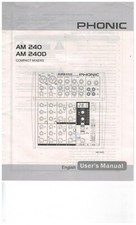 MODE D'EMPLOI PHONIC COMPACT