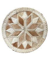 ANCIEN NAPPERON CUIR DE