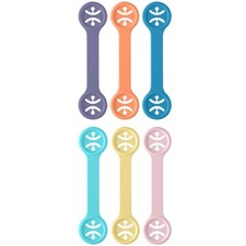 6 Pcs Attaches-sucettes Bavoirs Clips Fournitures Pour Bébé