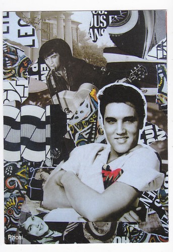 Elvis presley carte postale - elvis,