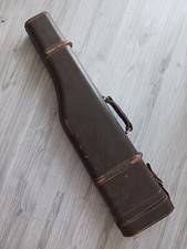 Ancien étui à fusil type jambon en cuir vintage