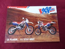 Prospectus Catalogue Brochure Moto HONDA XR 600 R & XR 250 R  / le plaisir ...