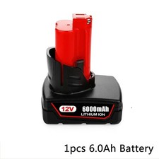 Batterie 12V 3Ah 6Ah batterie Rechargeable pour outils sans fil Milwaukee