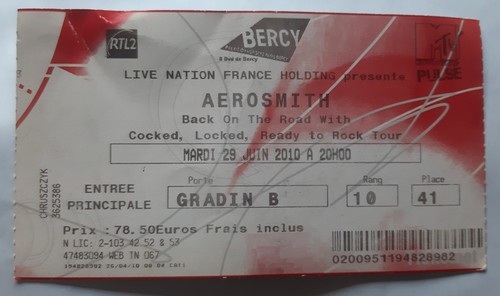 Ticket billet used - used, stub