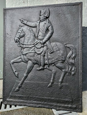 plaque cheminée 60 x 47 cm Napoléon 1er XIXe 