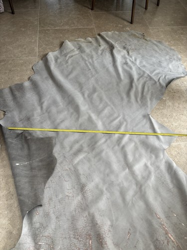 Cuir peau chèvre imprimé - cuir,