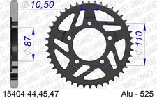 AFAM Pignon 15404-44 arrière Aluminium