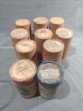 Cylindres Phonographe Lot de 10 différentes marques C
