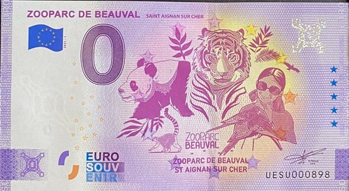 Billet euro zooparc de - billet,