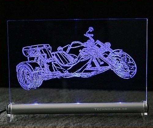 Illuminated sign led with - illuminated,