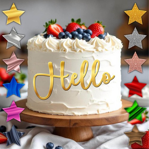 Acrylique gâteau breloque - gâteau,