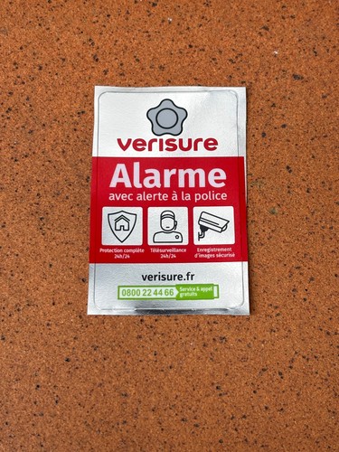 Verisure autocollant alarme - verisure,