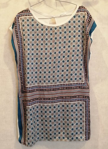 Shirt long bleu - t-, et