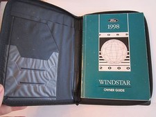 1998 FORD WINDSTAR CAR OWNER'S