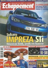 ECHAPPEMENT N°488 SUBARU IMPREZA STI / CATERHAM V8-500 CH / CAYMAN 2.7 / MAZDA