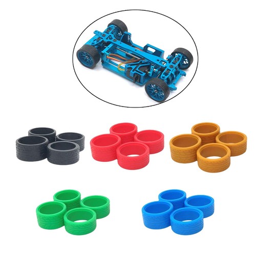 4pcs échelle rc voiture - 1:28,