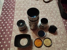 Lot 2 Objectifs Meyer Optik Görlitz 35mm + 135 mm + Accessoires - Monture Altix 