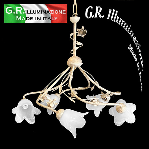 Lustre classique ivoire 5 - classique,