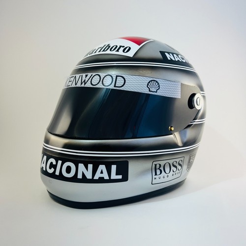Casque argent ayrton senna - argent,