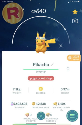 Shiny pikachu flower hat - pikachu,