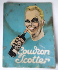 Publicité sur carton  GOUDRON