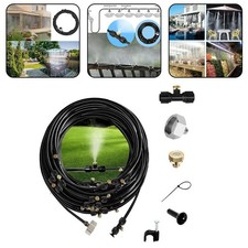 Ensemble d'arrosage par pulv??risation de cour de jardin ext??rieur kit de refro