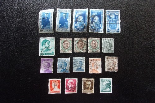 Italie lot de timbres - -,
