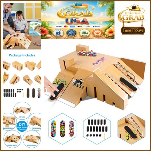 Fingerboard skate park kit - fingerboard,