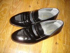 Minelli Chaussures Mocassins homme cuir vernis T 41.5 Made in Italie Réf. N18