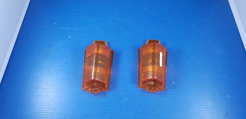 Paire cabochons feux de - de,
