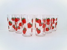 Lot de 6 verres vintage rétro