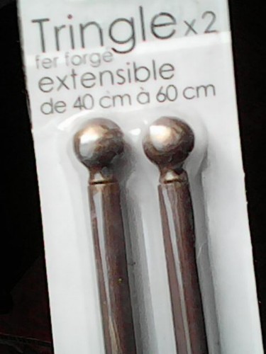 Paires tringles rideaux - de, à
