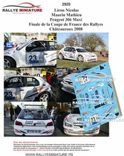 DECALS 1/43 REF 2920 Peugeot